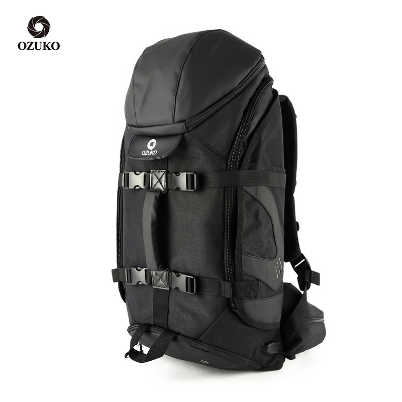 Ozuko 9008 New Waterproof Laptop Fashion Outdoor Sport Traveling Men Travel Backpack