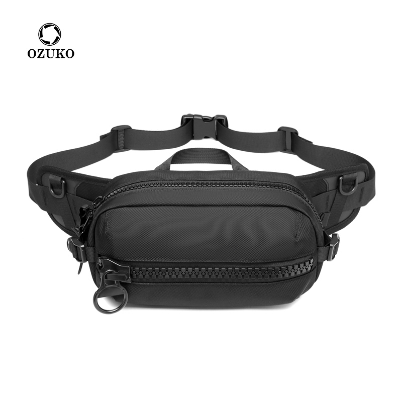 Ozuko 9501 Belt Custom Fanny Pack Phone Bag Mens Crossbody Bag Fashion ...